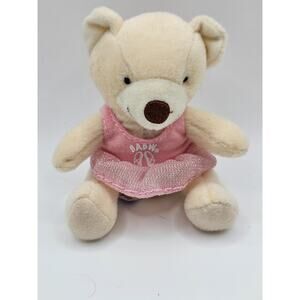 Build-A-Bear Mini Velvet Teddy Plush 4" Ballerina BAB Stuffed Animal 2006 LM3
